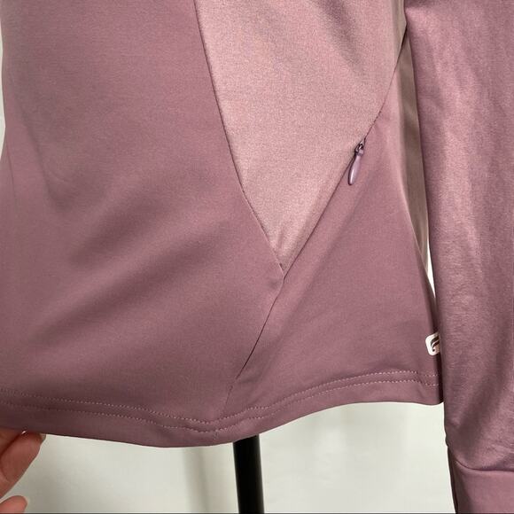 Fabletics Alecia Rouge Hoodie Mauve Pullover Activewear Yoga Gym Size S - Picture 8 of 11